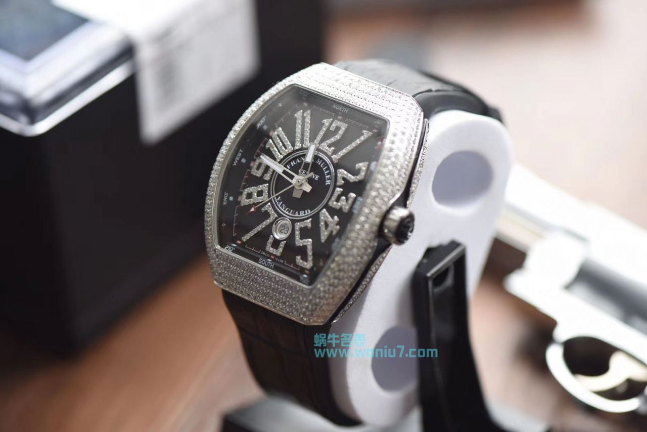 【最高版本复刻高仿～F M 霸气V45】 Franck Muller VANGUARD系列V45镶钻 wrist watch  / FL031