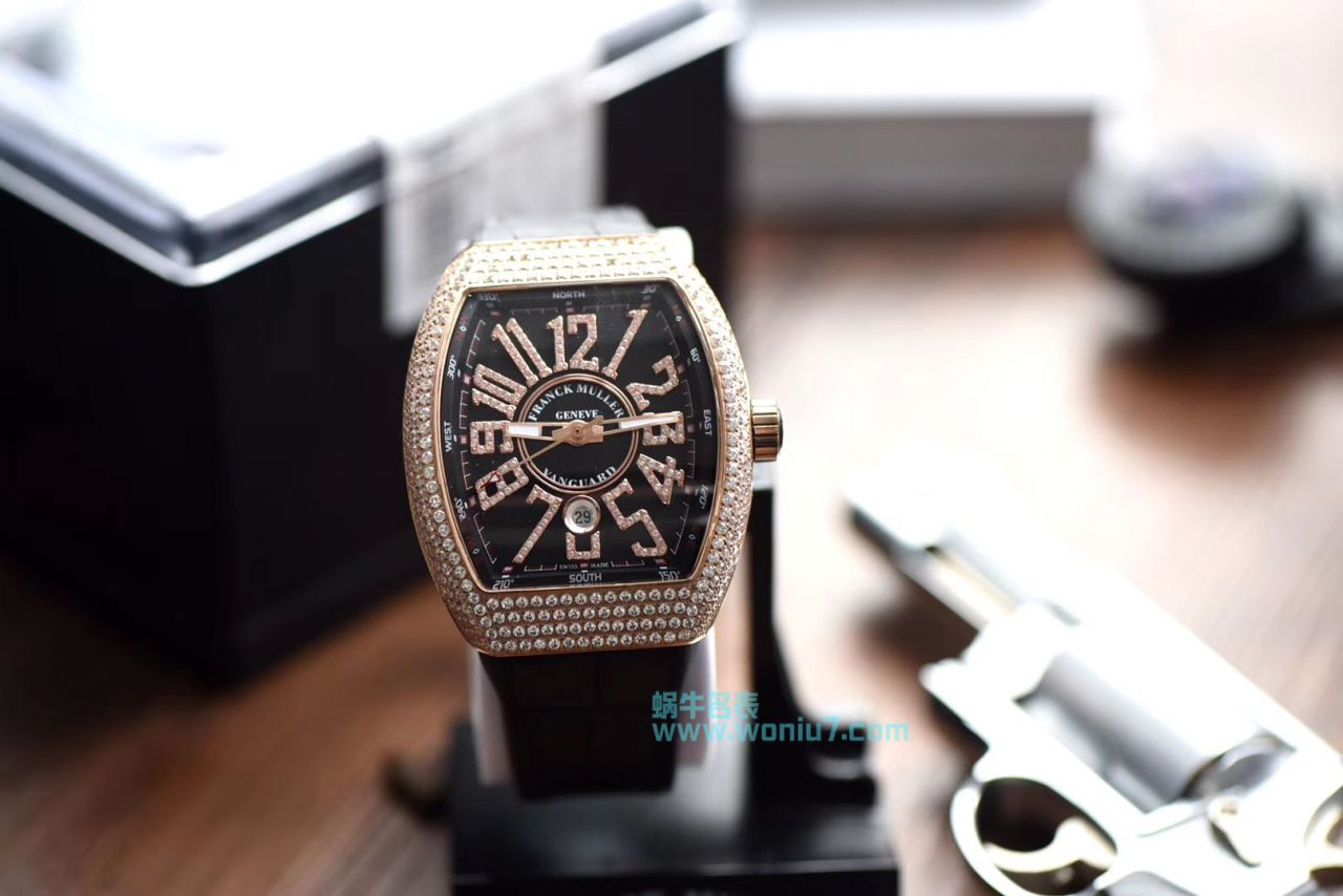 【最高版本复刻高仿～F M 霸气V45】 Franck Muller VANGUARD系列V45镶钻 wrist watch  / FL031