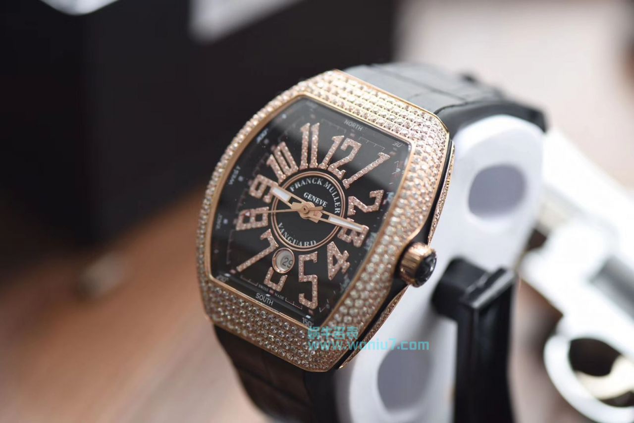 【最高版本复刻高仿～F M 霸气V45】 Franck Muller VANGUARD系列V45镶钻 wrist watch  / FL031