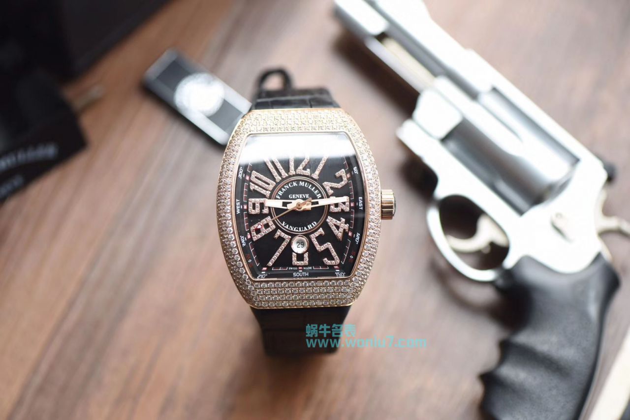 【最高版本复刻高仿～F M 霸气V45】 Franck Muller VANGUARD系列V45镶钻 wrist watch  / FL031