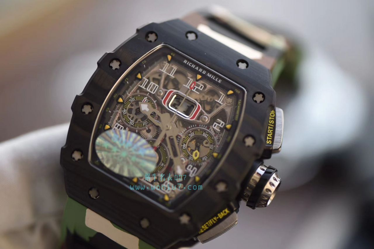 KV台湾 Factory 全新巨作RICHARD MILLE RICHARD MILLE RM011-03NTPT carbon fiber  wrist watch  / KV011V2