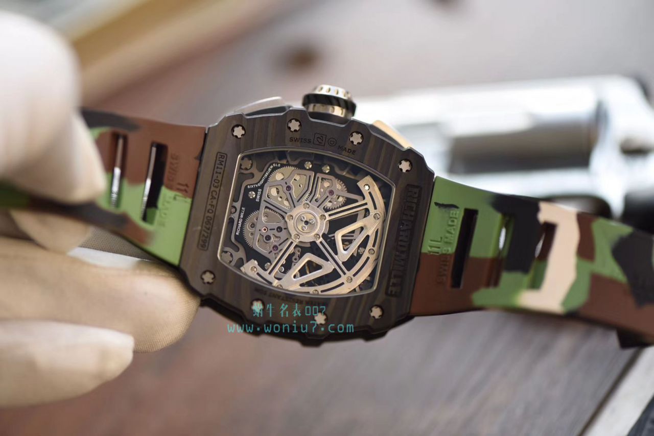 KV台湾 Factory 全新巨作RICHARD MILLE RICHARD MILLE RM011-03NTPT carbon fiber  wrist watch  / KV011V2