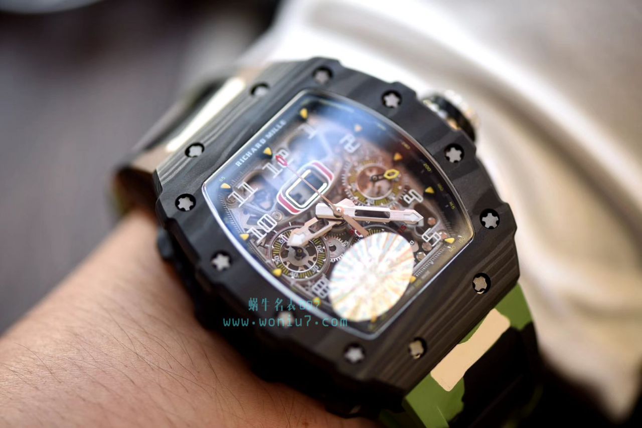KV台湾 Factory 全新巨作RICHARD MILLE RICHARD MILLE RM011-03NTPT carbon fiber  wrist watch  / KV011V2
