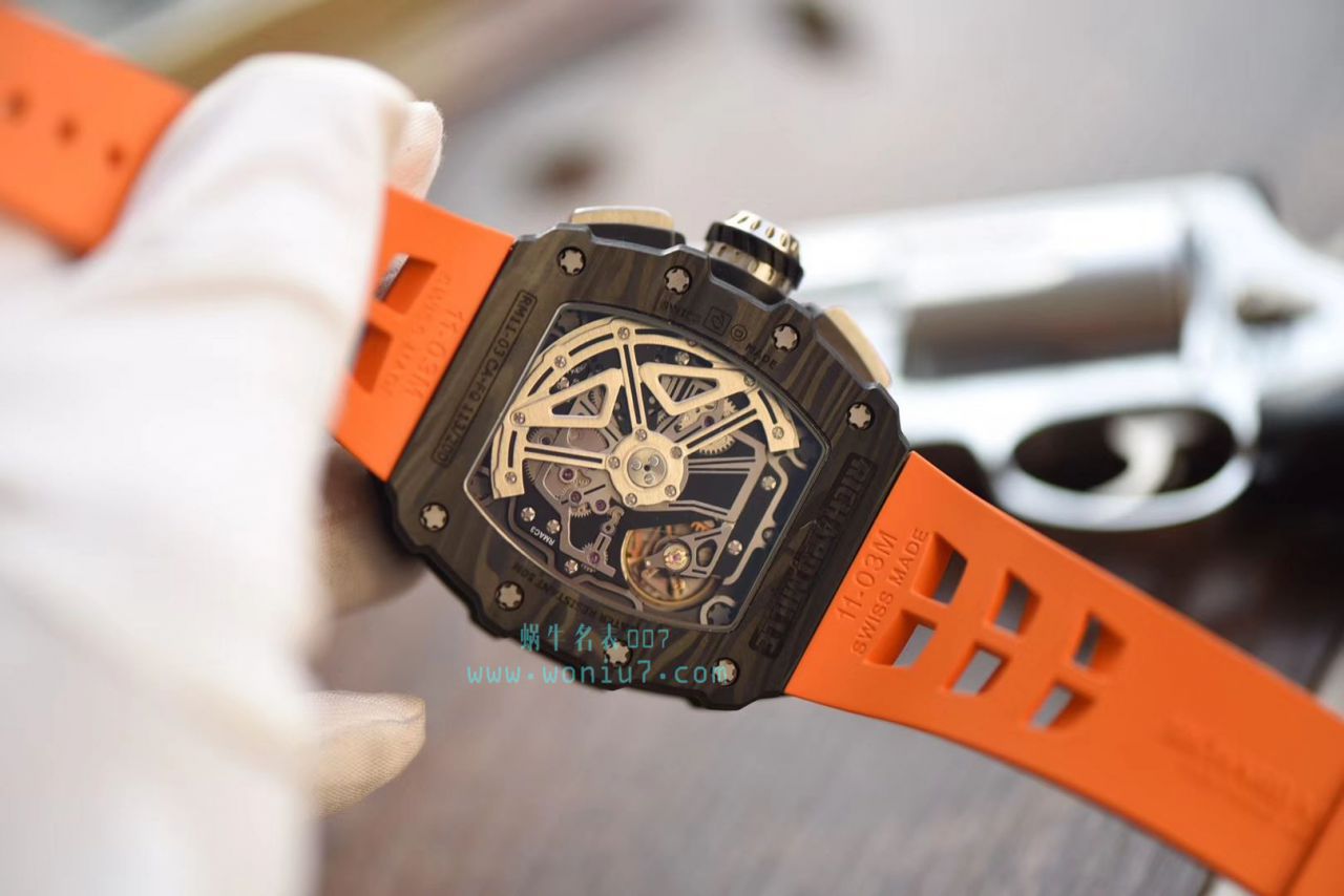 KV台湾 Factory 全新巨作RICHARD MILLE RICHARD MILLE RM011-03NTPT carbon fiber  wrist watch  / KV011V2