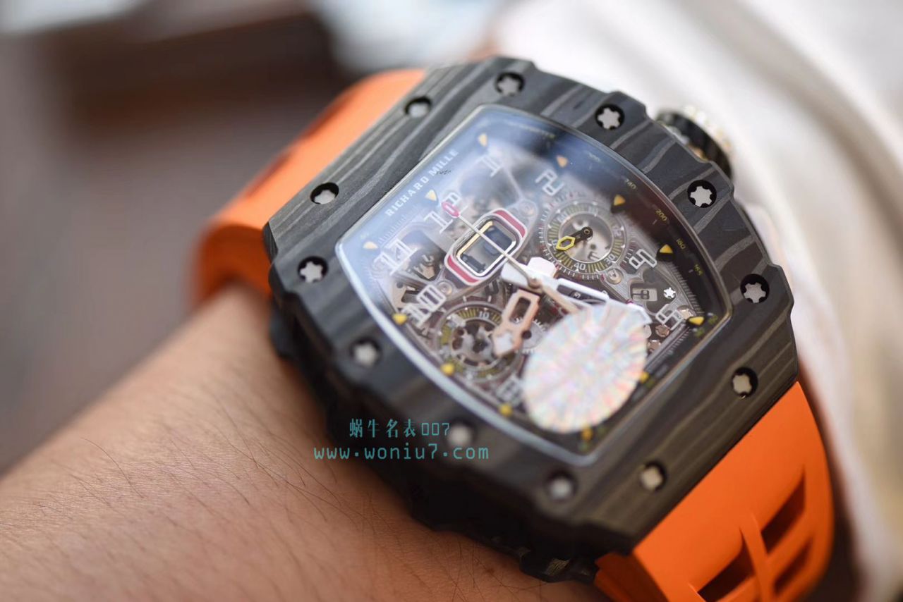KV台湾 Factory 全新巨作RICHARD MILLE RICHARD MILLE RM011-03NTPT carbon fiber  wrist watch  / KV011V2