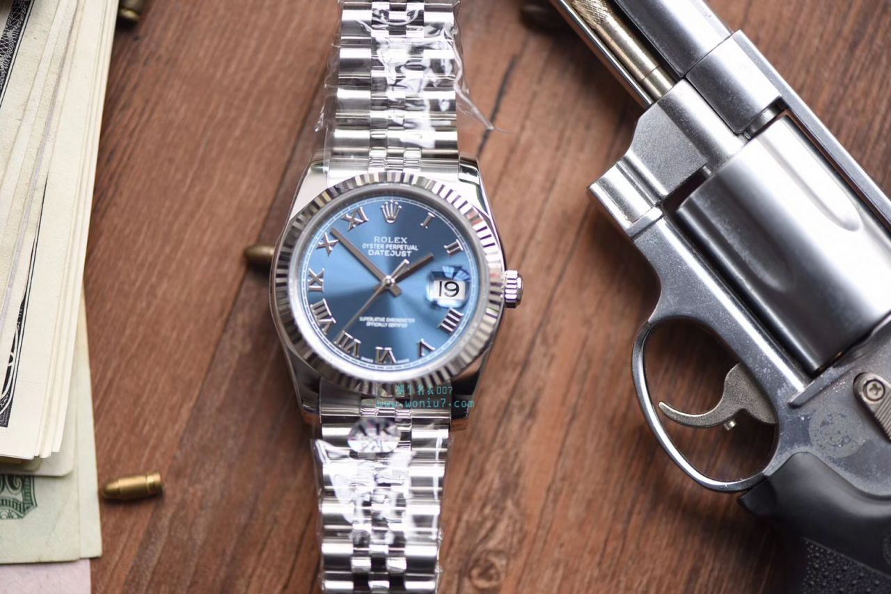  Rolex   Datejust 系列116234-63200蓝罗 wrist watch 【AR top 复刻高仿手表】 / R266