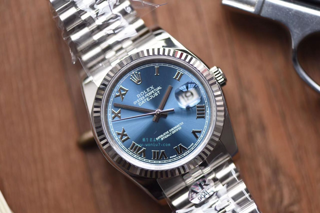  Rolex   Datejust 系列116234-63200蓝罗 wrist watch 【AR top 复刻高仿手表】 / R266