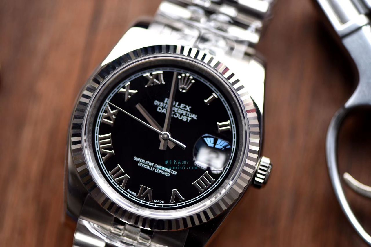  Rolex   Datejust 系列116234-63200黑罗马盘 wrist watch 【AR1:1超A克隆高仿手表】 / R265