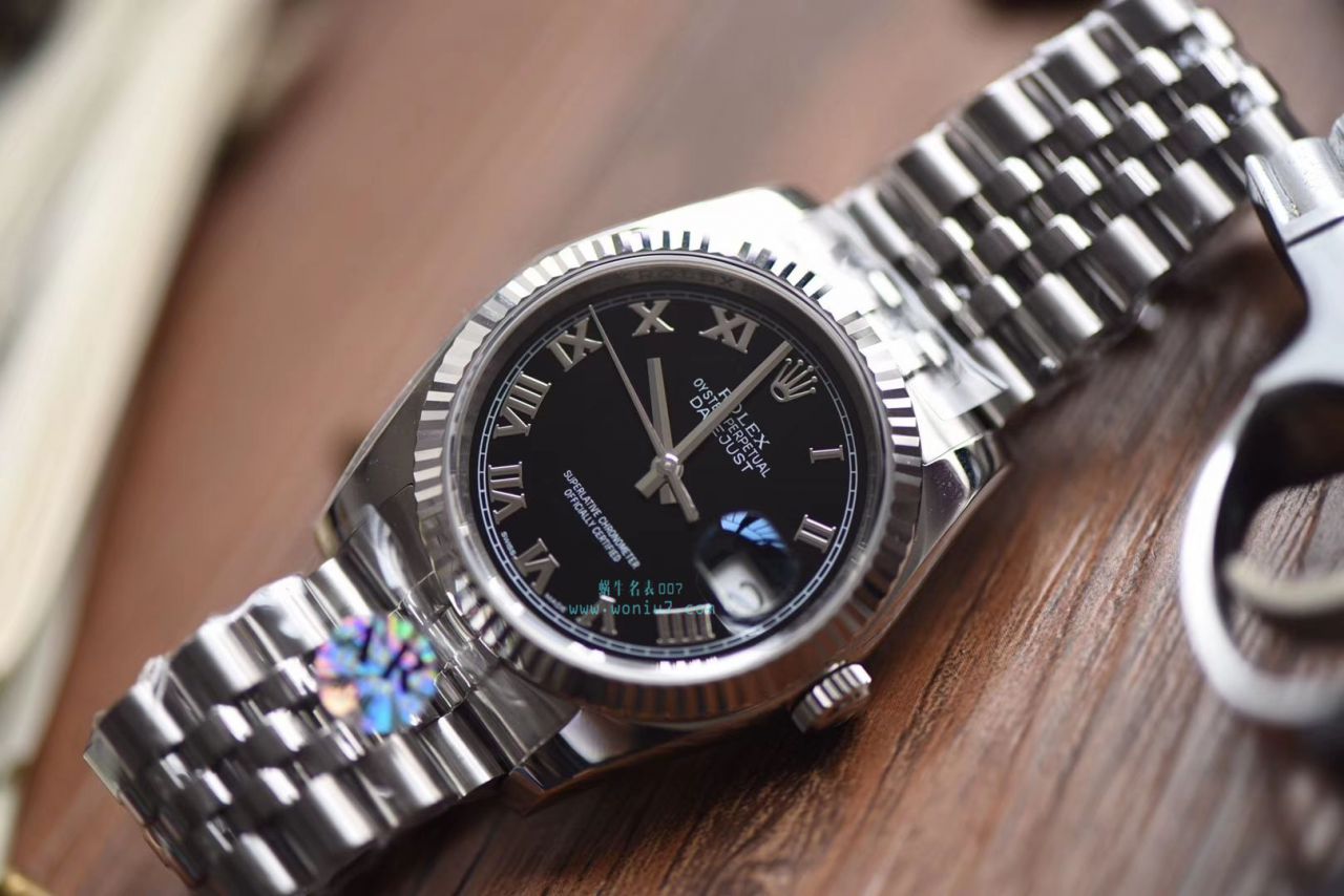  Rolex   Datejust 系列116234-63200黑罗马盘 wrist watch 【AR1:1超A克隆高仿手表】 / R265