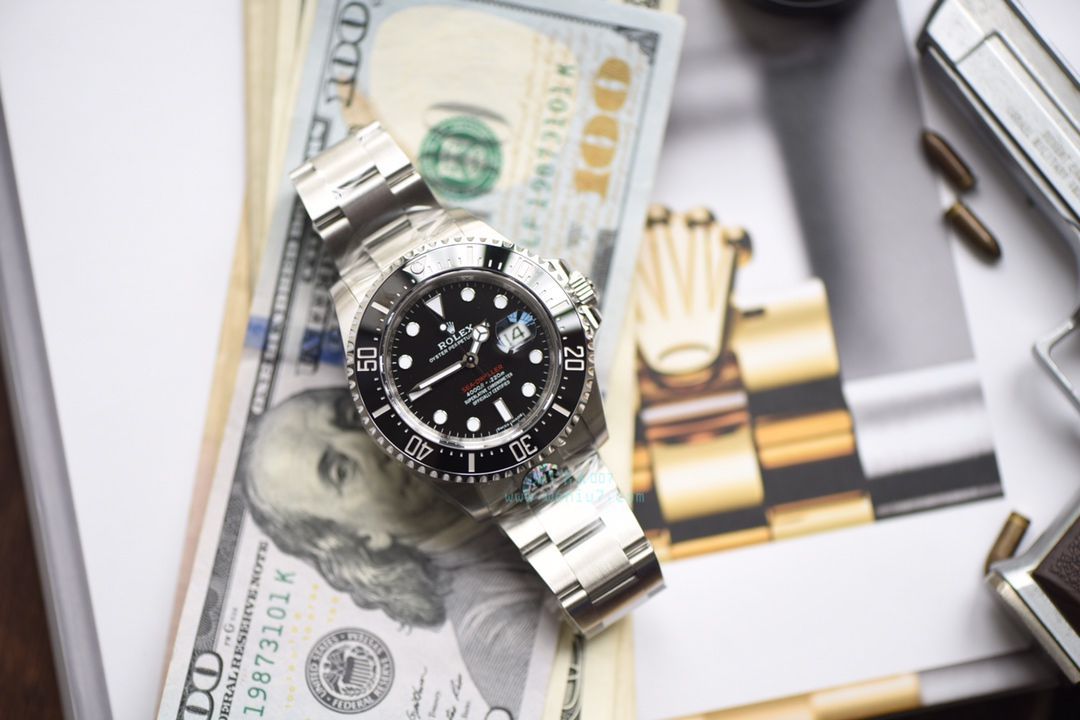 【独家 Video analysis AR一比一超A高仿手表】 Rolex ROLEX海使型系列Rolex Sea-Dweller 50周年126600 单红43毫米 wrist watch  / RBG194