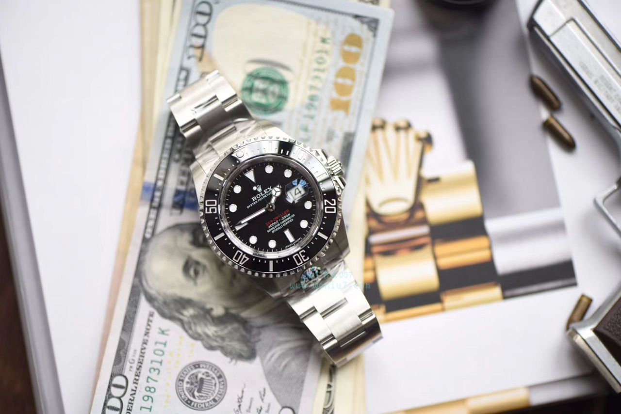 【独家 Video analysis AR一比一超A高仿手表】 Rolex ROLEX海使型系列Rolex Sea-Dweller 50周年126600 单红43毫米 wrist watch  / RBG194
