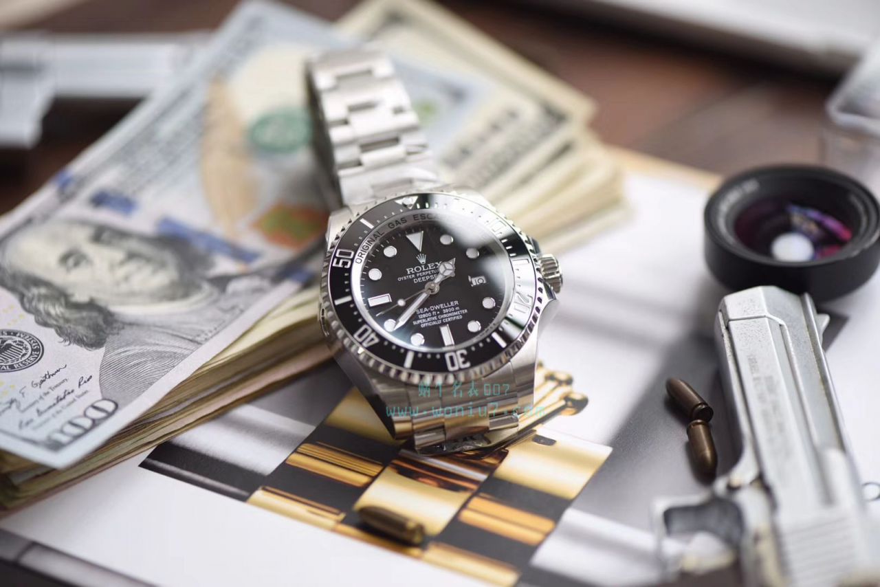 AR黑鬼王904L超级3135机新款 复刻高仿AR Rolex SEA-DWELLER鬼王44MM副本的十年精华 / R2115
