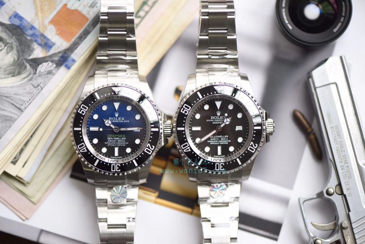 AR黑鬼王904L超级3135机新款 复刻高仿AR Rolex SEA-DWELLER鬼王44MM副本的十年精华 / R2115