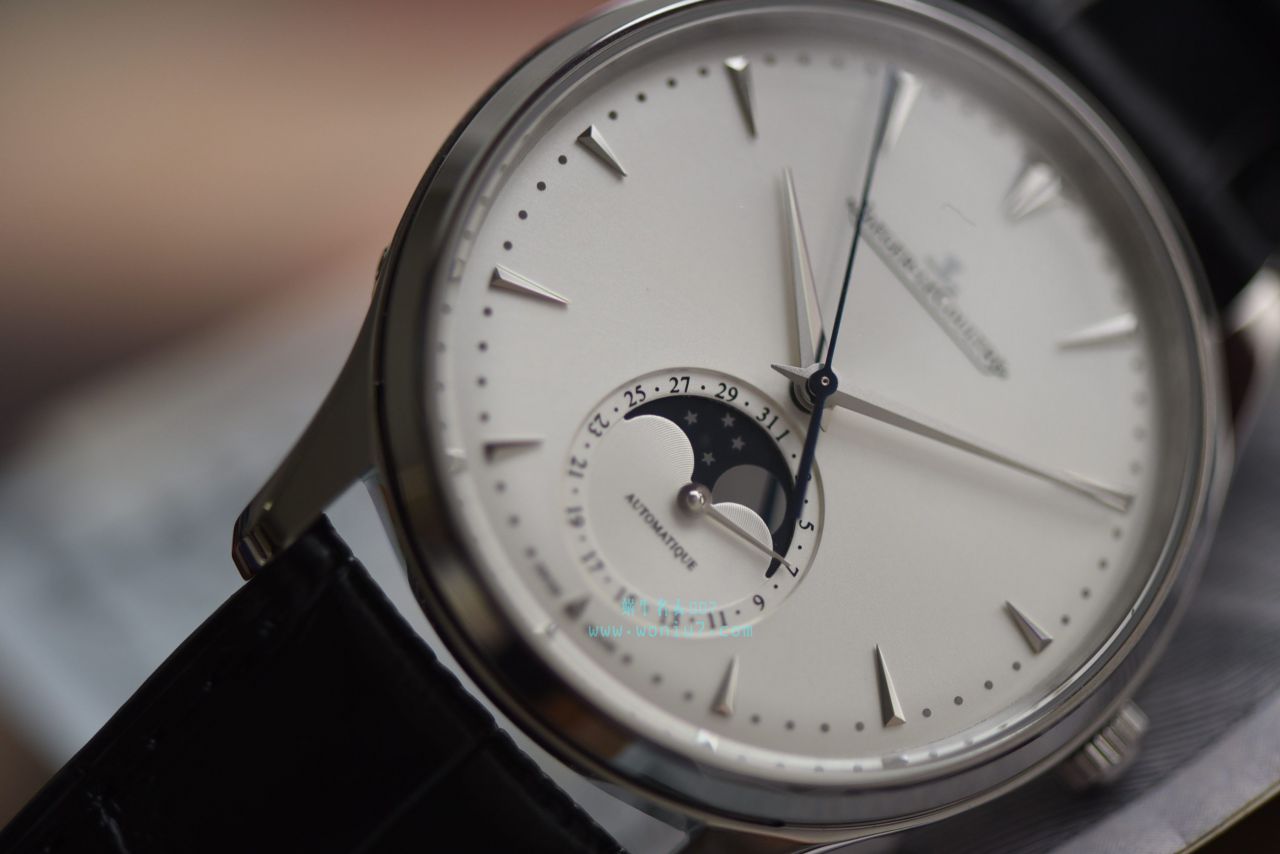 【ZF一比一超A高仿手表】 Jaeger-LeCoultre 大师MASTER ULTRA THIN超薄大师月相大师系列1368420 wrist watch  / JJ123