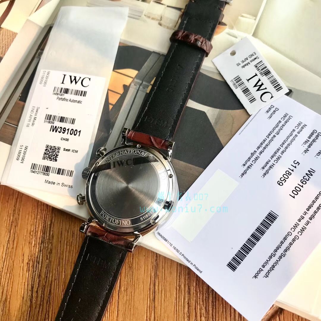【原单货】IWC IWC 表柏涛菲诺系列IW391001 wrist watch  / WG179