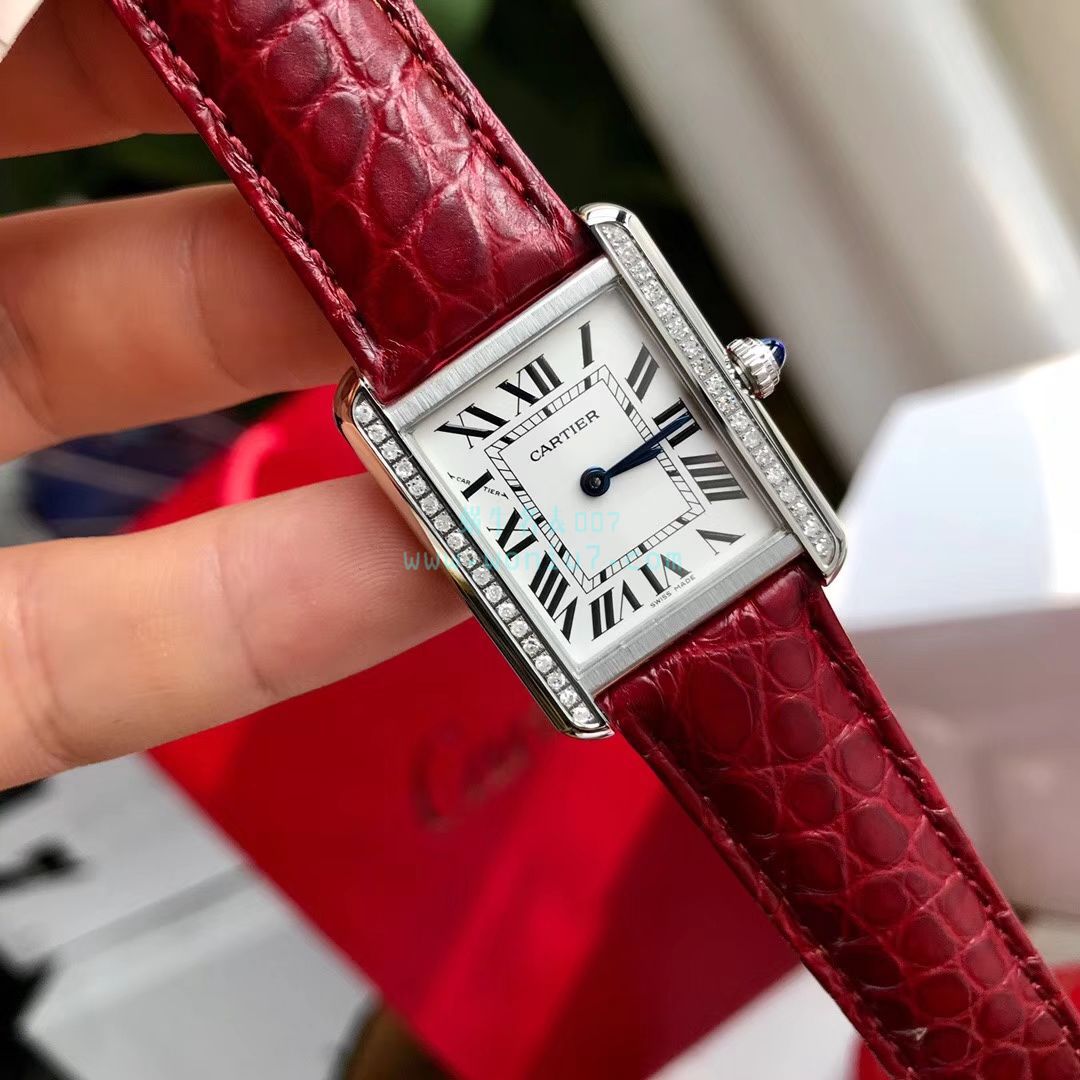 【高端 copy customized 真钻】 Cartier  坦克系列WJTA0015 wrist watch 女士 / K189