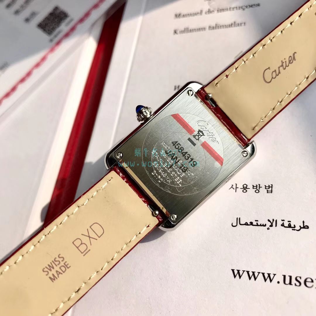 【高端 copy customized 真钻】 Cartier  坦克系列WJTA0015 wrist watch 女士 / K189