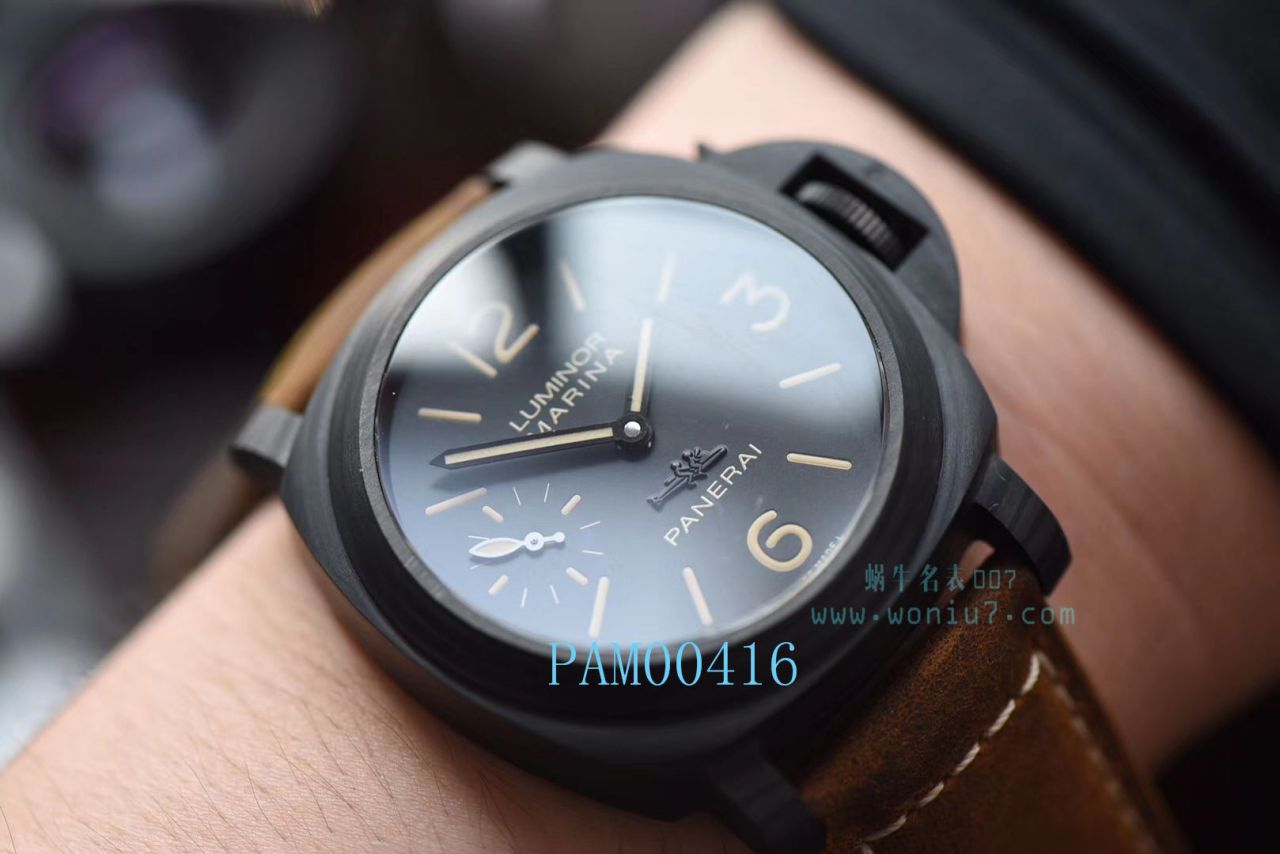 【XF一比一超A精仿手表】Panerai 特别版 wrist watch 系列PAM 0360、PAM 00416 carbon fiber  wrist watch  / PAM00416