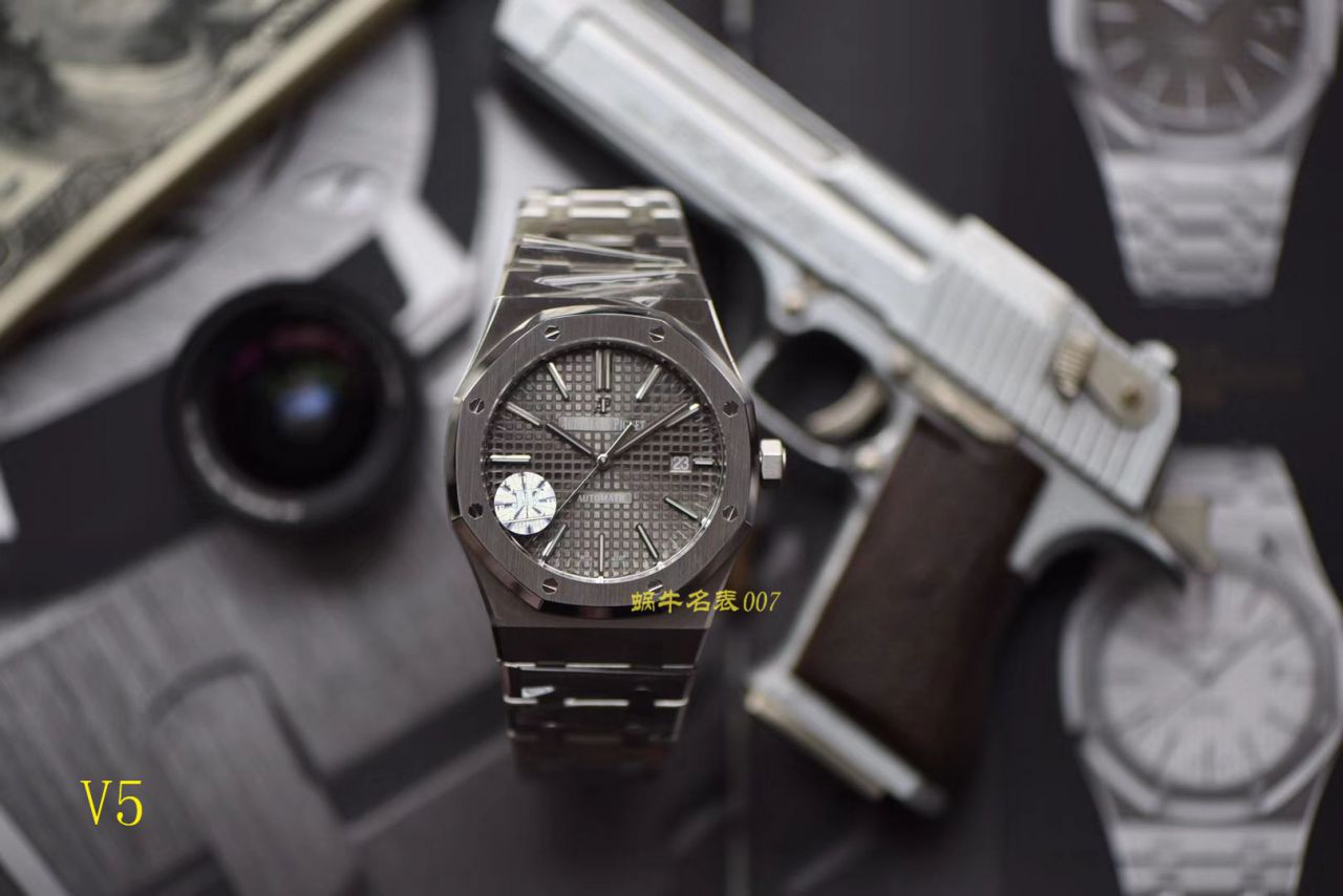 【JF一比一超A高仿手表】Audemars Piguet 皇家橡树系列15400ST.OO.1220ST.04 wrist watch  / AP129