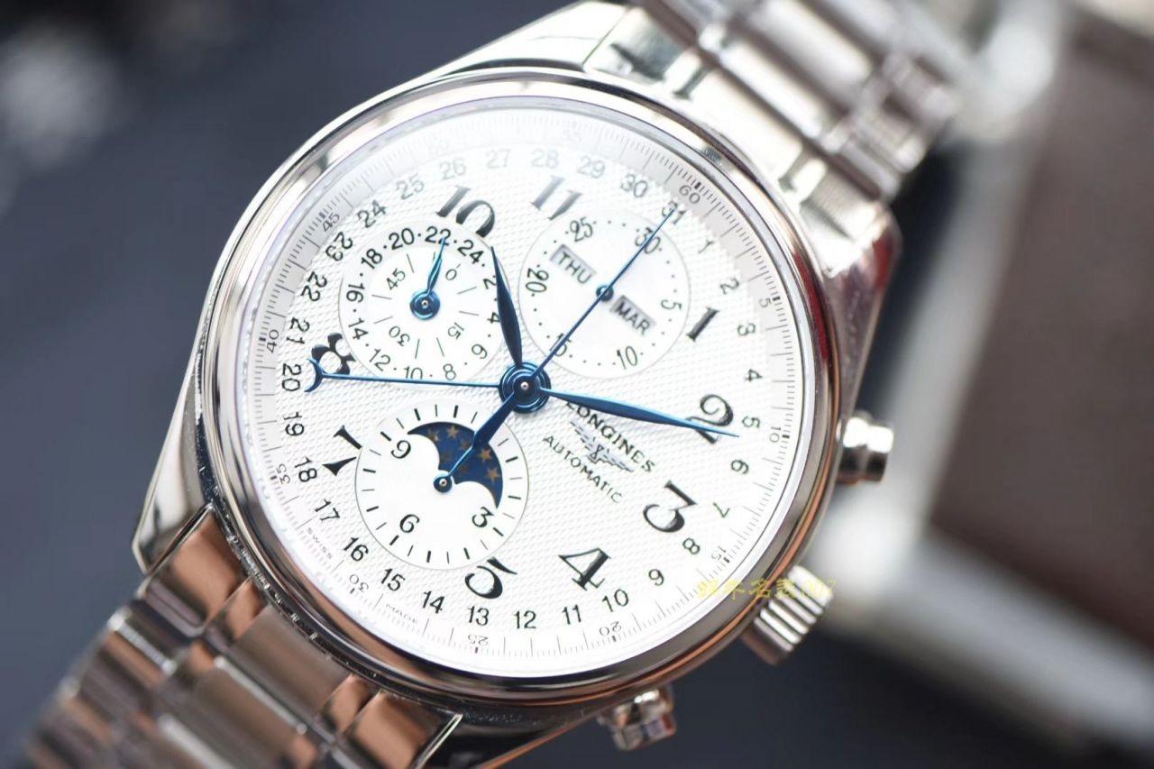 【 Video analysis YL Factory 超A1:1精高仿手表】 Longines 名匠专柜最新款 L2.773.4.78.6月相男表（自动锤L678.2刻字） / L060