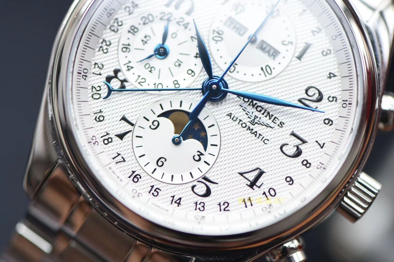 【 Video analysis YL Factory 超A1:1精高仿手表】 Longines 名匠专柜最新款 L2.773.4.78.6月相男表（自动锤L678.2刻字） / L060