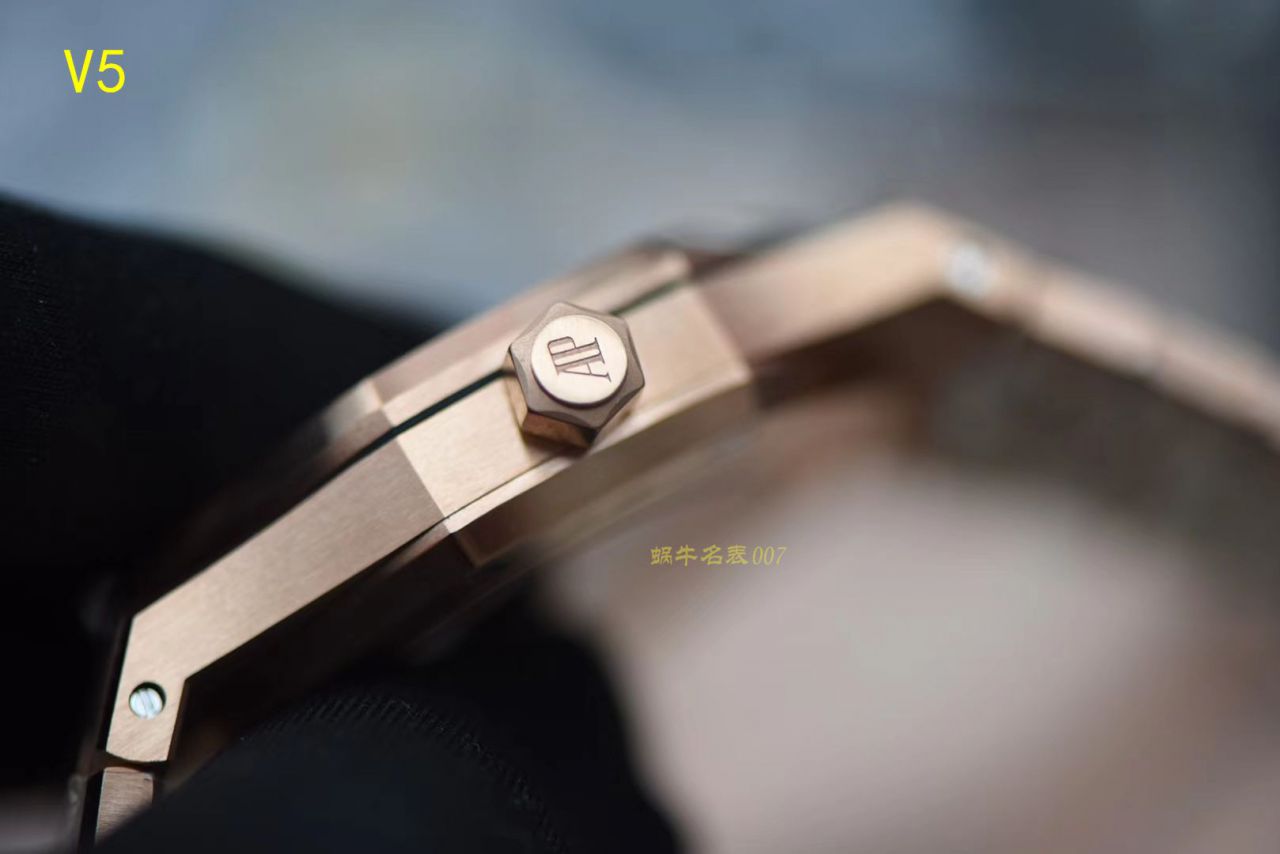 【JF Factory 超A精仿手表】Audemars Piguet 皇家橡树系列15400OR.OO.1220OR.01机械 wrist watch  / AP020