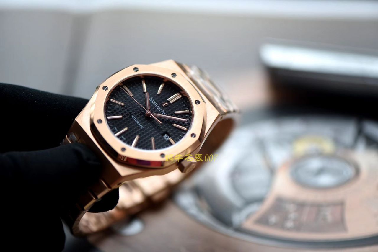 【JF Factory 超A精仿手表】Audemars Piguet 皇家橡树系列15400OR.OO.1220OR.01机械 wrist watch  / AP020