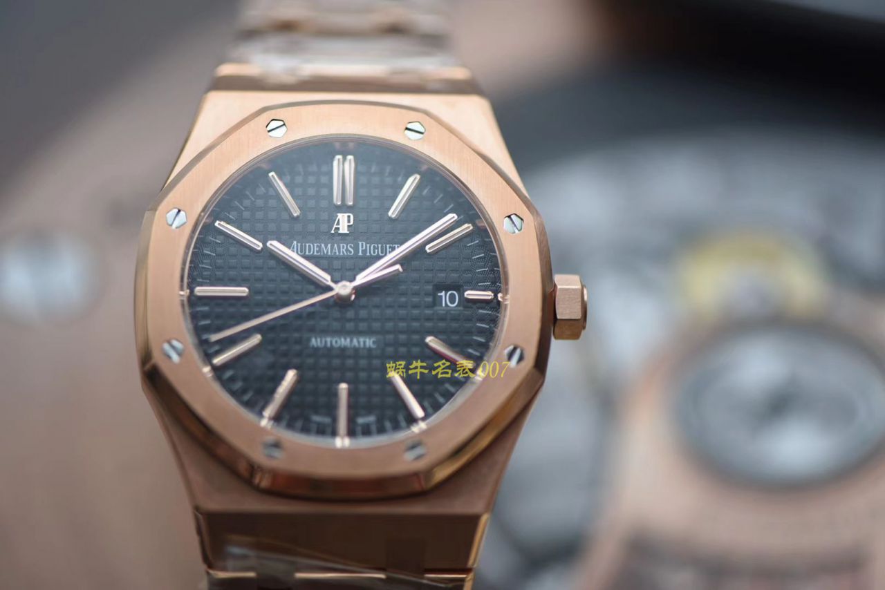 【JF Factory 超A精仿手表】Audemars Piguet 皇家橡树系列15400OR.OO.1220OR.01机械 wrist watch  / AP020