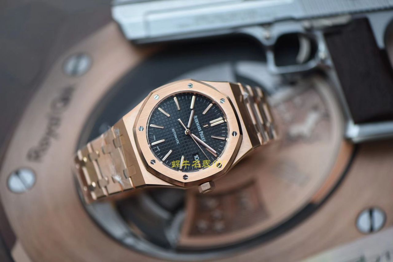 【JF Factory 超A精仿手表】Audemars Piguet 皇家橡树系列15400OR.OO.1220OR.01机械 wrist watch  / AP020