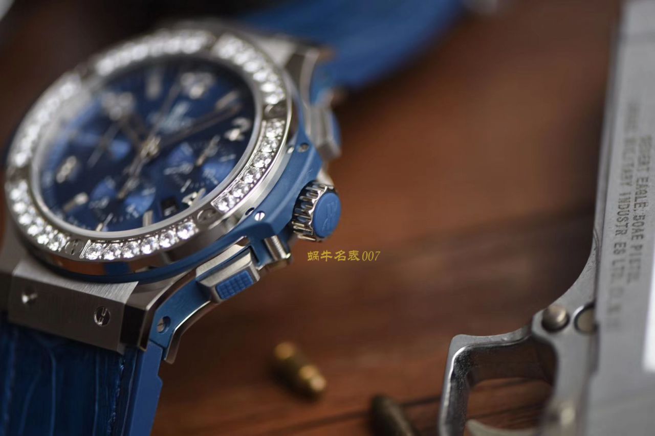 HBBv6新款 hublot  big bang HUBLOT   Big Bang 精钢蓝色  wrist watch  / YB061