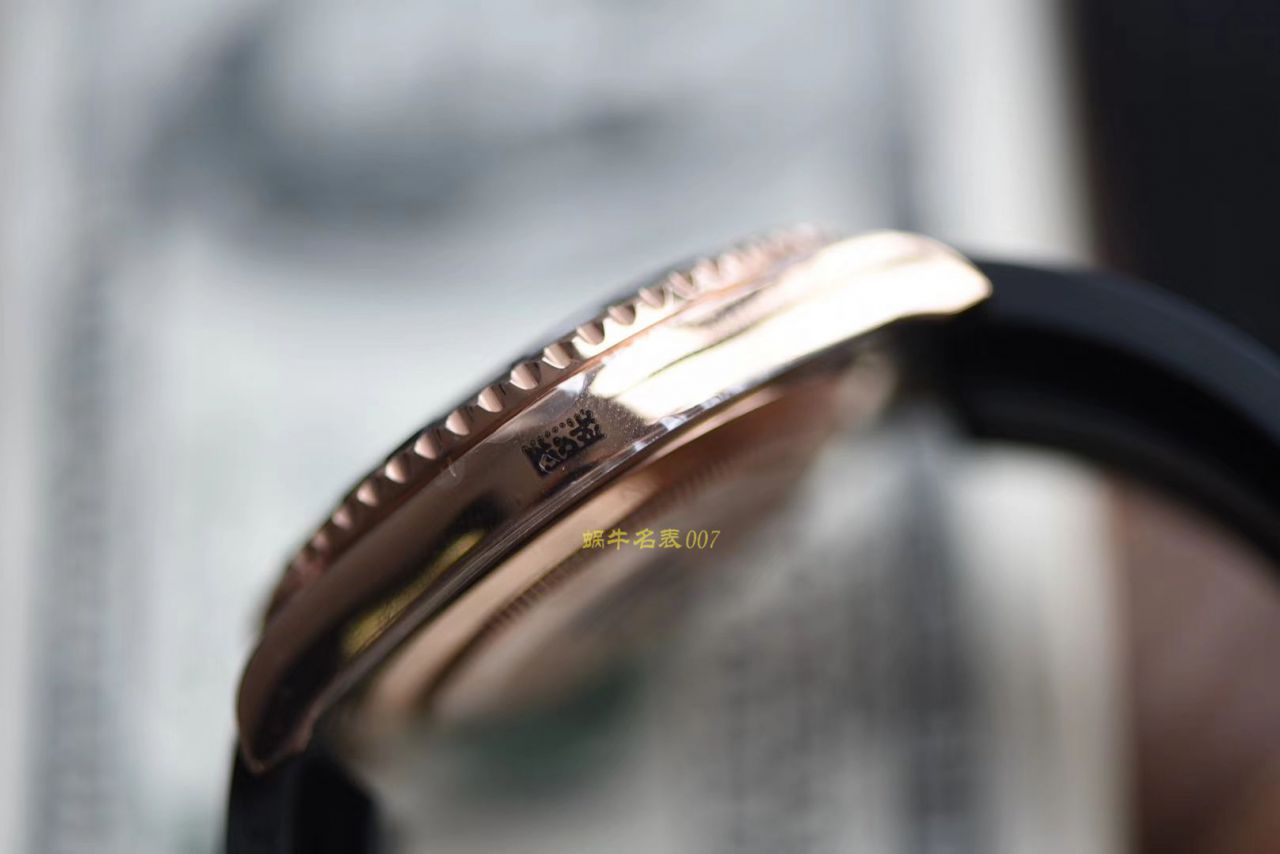 【独家视频测评NOOB Factory 1:1高仿手表】 Rolex  Yacht-Master 系列116655-Oysterflex bracelet金壳 wrist watch   / RBC018