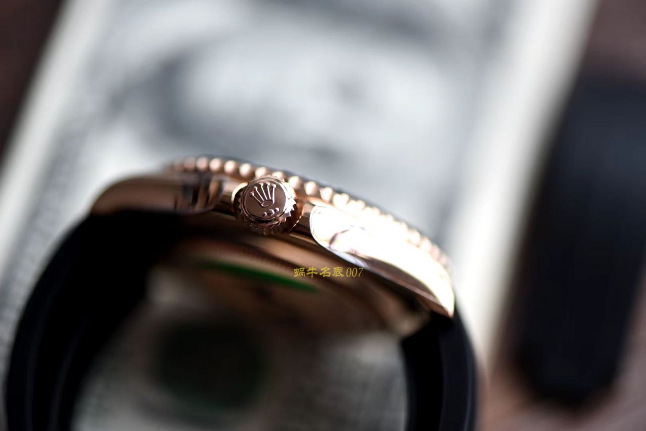 【独家视频测评NOOB Factory 1:1高仿手表】 Rolex  Yacht-Master 系列116655-Oysterflex bracelet金壳 wrist watch   / RBC018