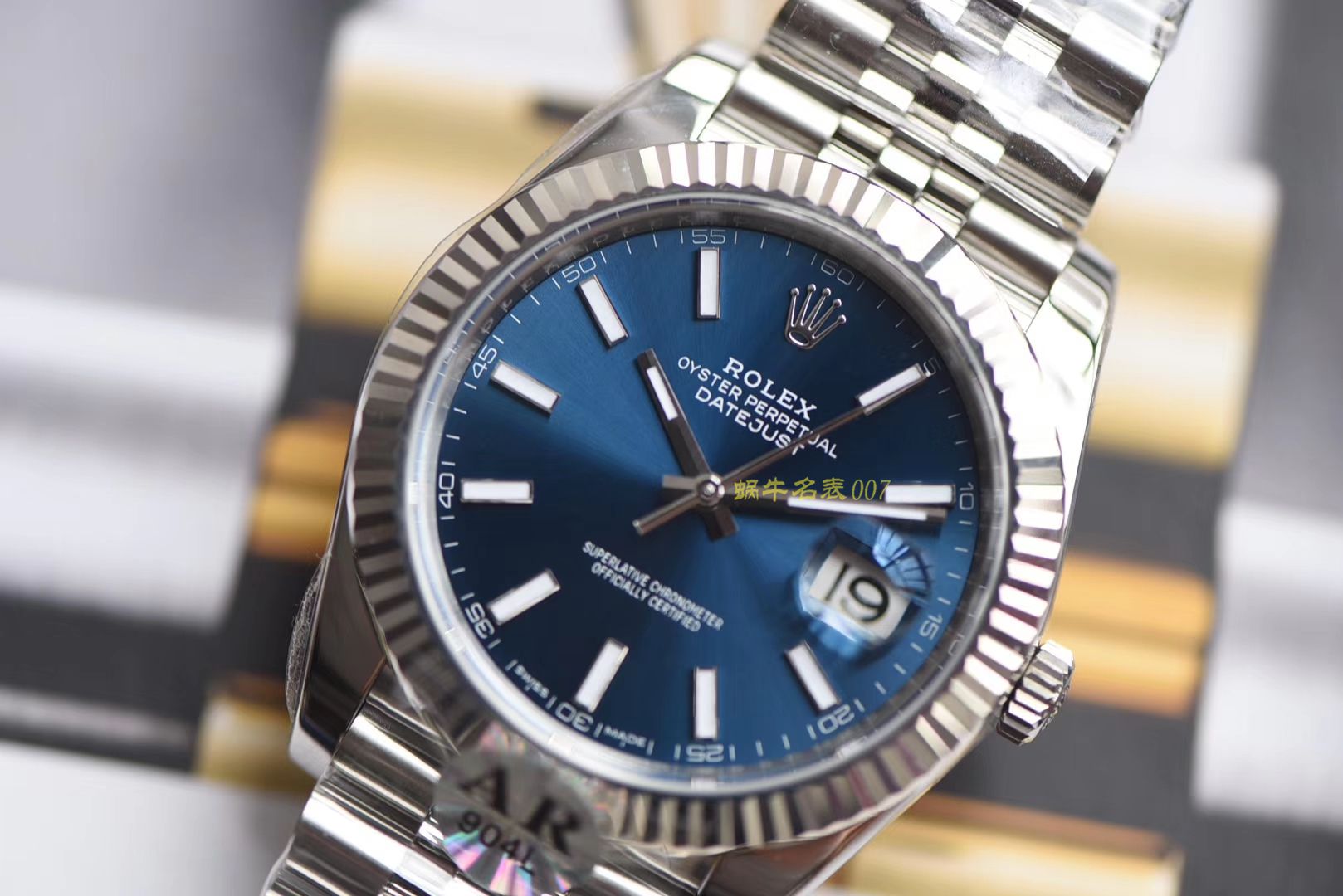 【AR一比一超A top 高仿】 Rolex   Datejust DATEJUST系列116334-72210蓝盘 wrist watch 904钢 / R252
