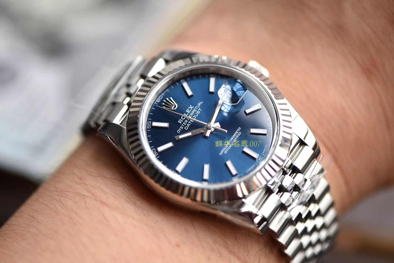【AR一比一超A top 高仿】 Rolex   Datejust DATEJUST系列116334-72210蓝盘 wrist watch 904钢 / R252