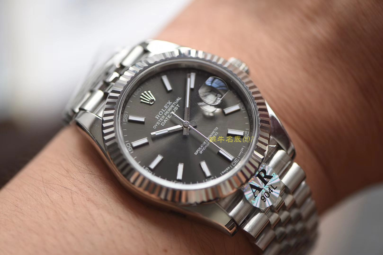 【AR一比一超A top 高仿】 Rolex   Datejust DATEJUST系列116334-72210蓝盘 wrist watch 904钢 / R252