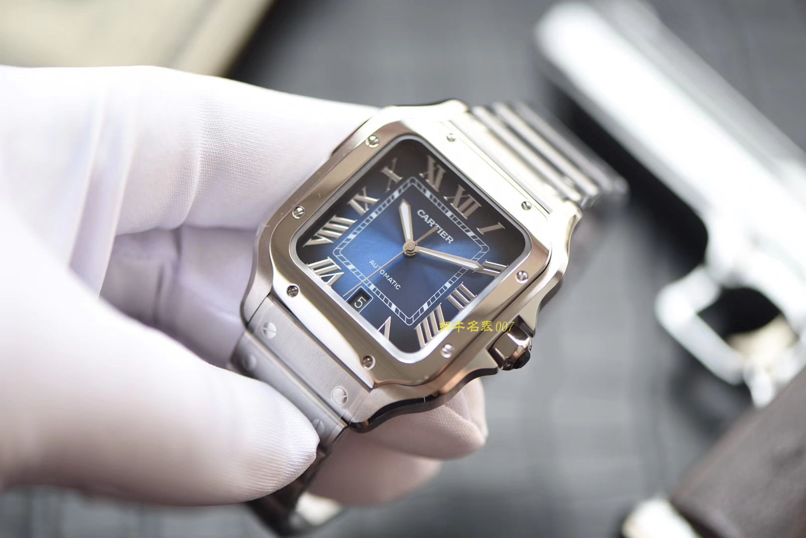  Cartier   Santos 系列WSSA0013（大号） wrist watch 【KOR一比一高仿手表】 / K193