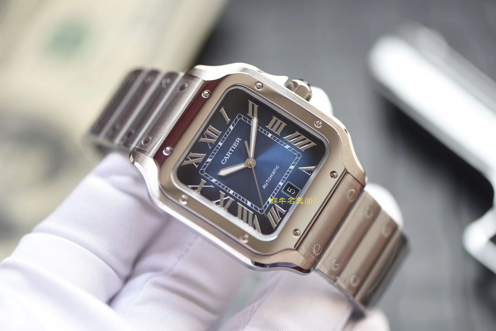  Cartier   Santos 系列WSSA0013（大号） wrist watch 【KOR一比一高仿手表】 / K193