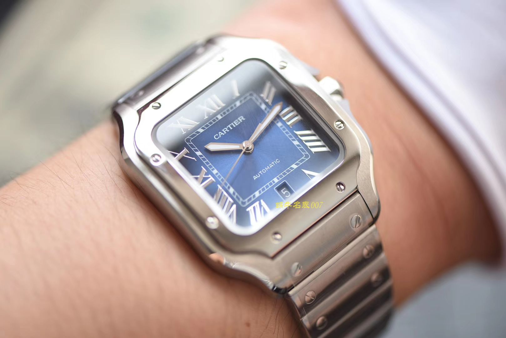  Cartier   Santos 系列WSSA0013（大号） wrist watch 【KOR一比一高仿手表】 / K193
