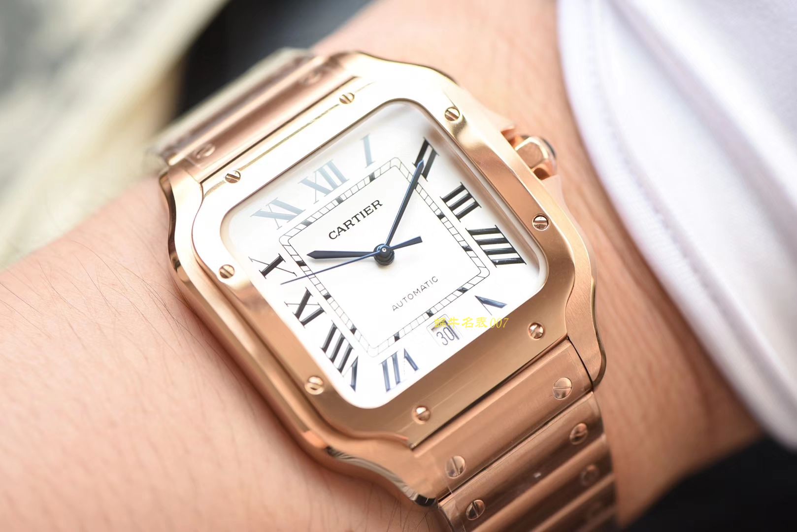  Cartier   Santos 系列WSSA0013（大号） wrist watch 【KOR一比一高仿手表】 / K193