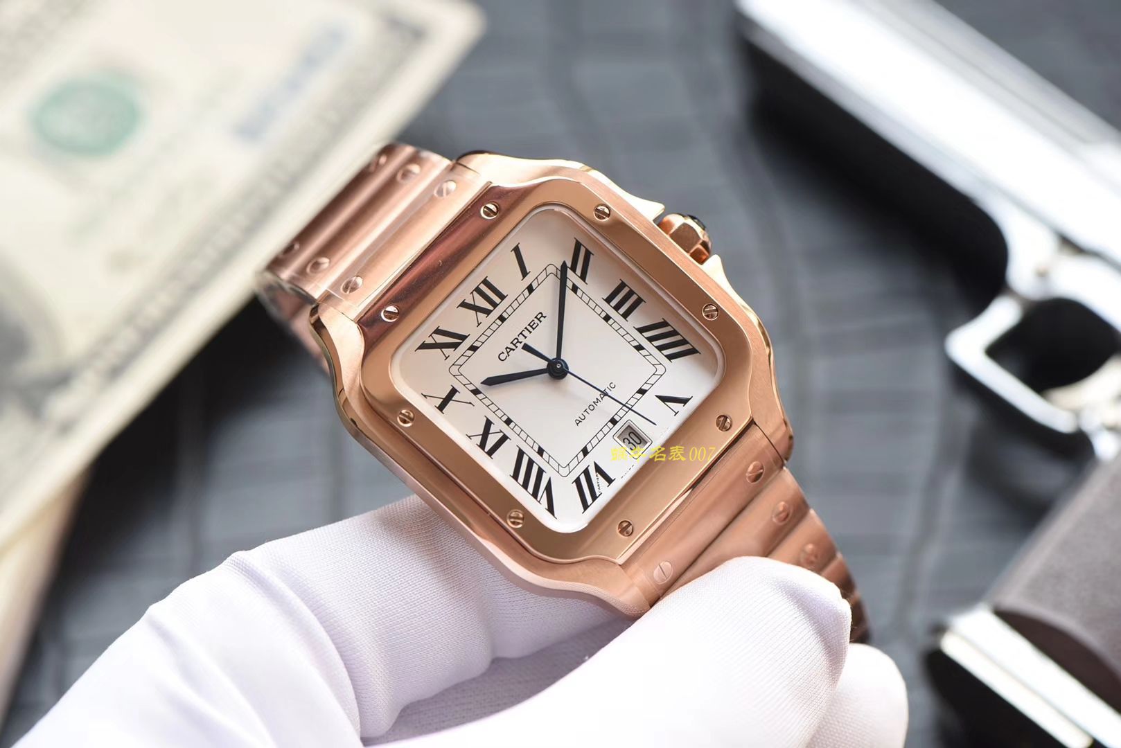  Cartier   Santos 系列WGSA0007（大号） wrist watch 【KOR一比一高精仿手表】 / K196
