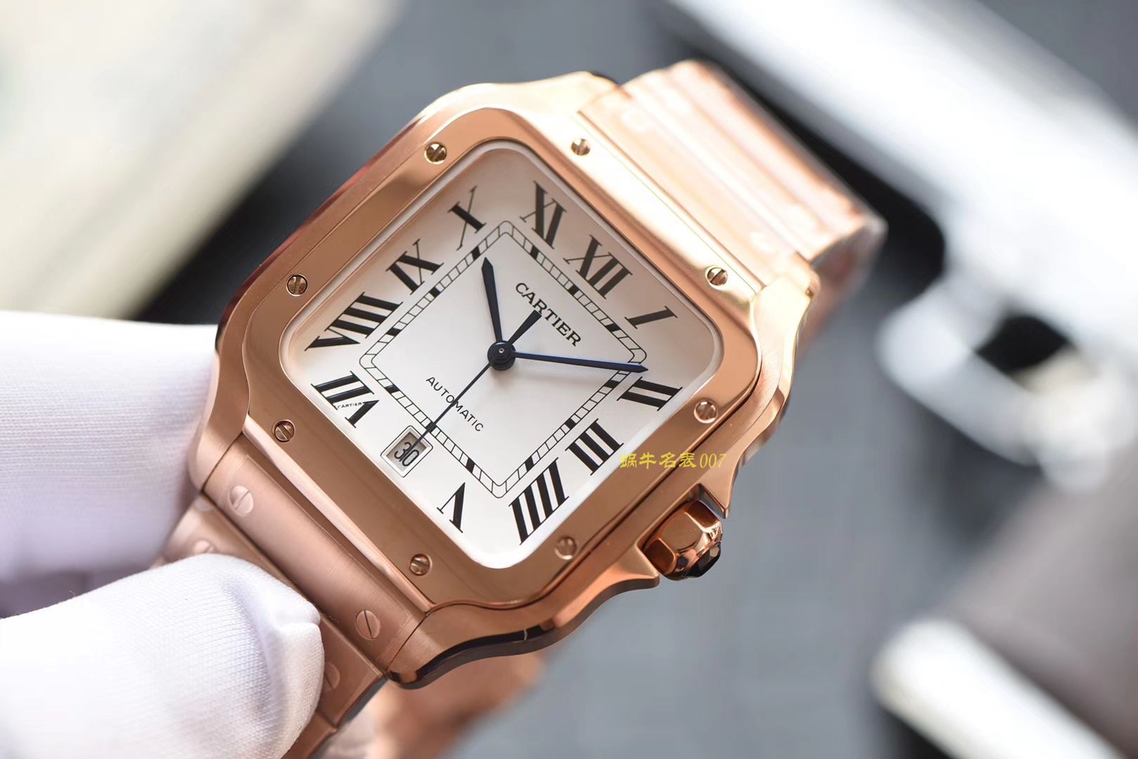 Cartier   Santos 系列WGSA0007（大号） wrist watch 【KOR一比一高精仿手表】 / K196