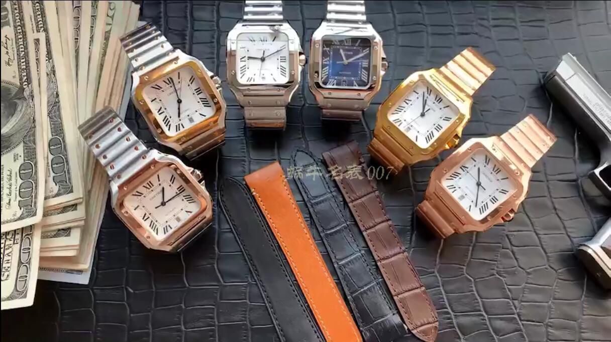  Cartier   Santos 系列WSSA0013（大号） wrist watch 【KOR一比一高仿手表】 / K193