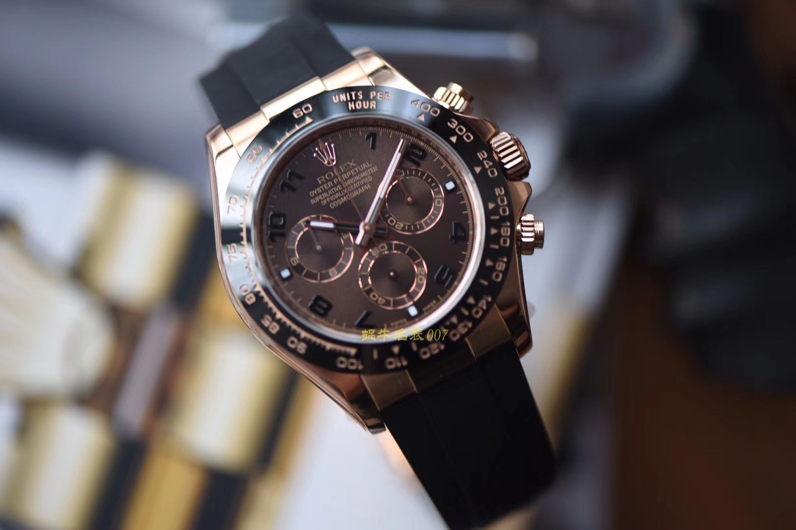 【AR一比一超A高仿手表】 Rolex ROLEX Cosmograph Daytona  Ditongna 系列116515LN-L(FC) 咖啡色 wrist watch  / R200