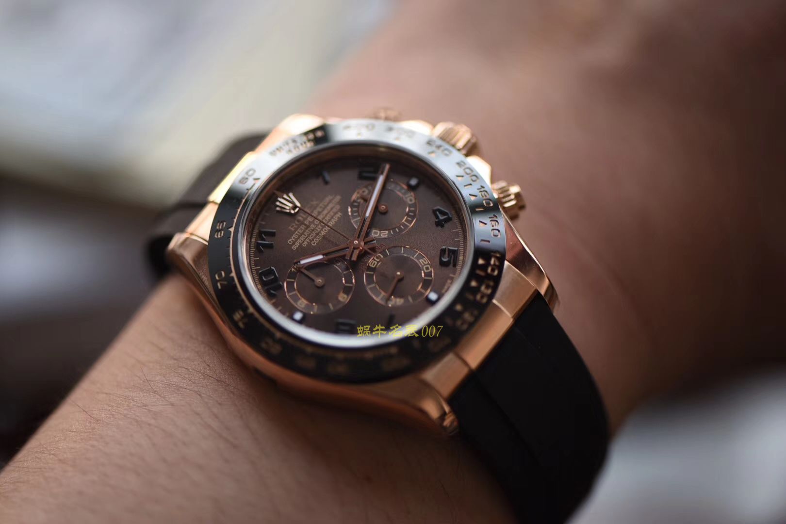 【AR一比一超A高仿手表】 Rolex ROLEX Cosmograph Daytona  Ditongna 系列116515LN-L(FC) 咖啡色 wrist watch  / R200