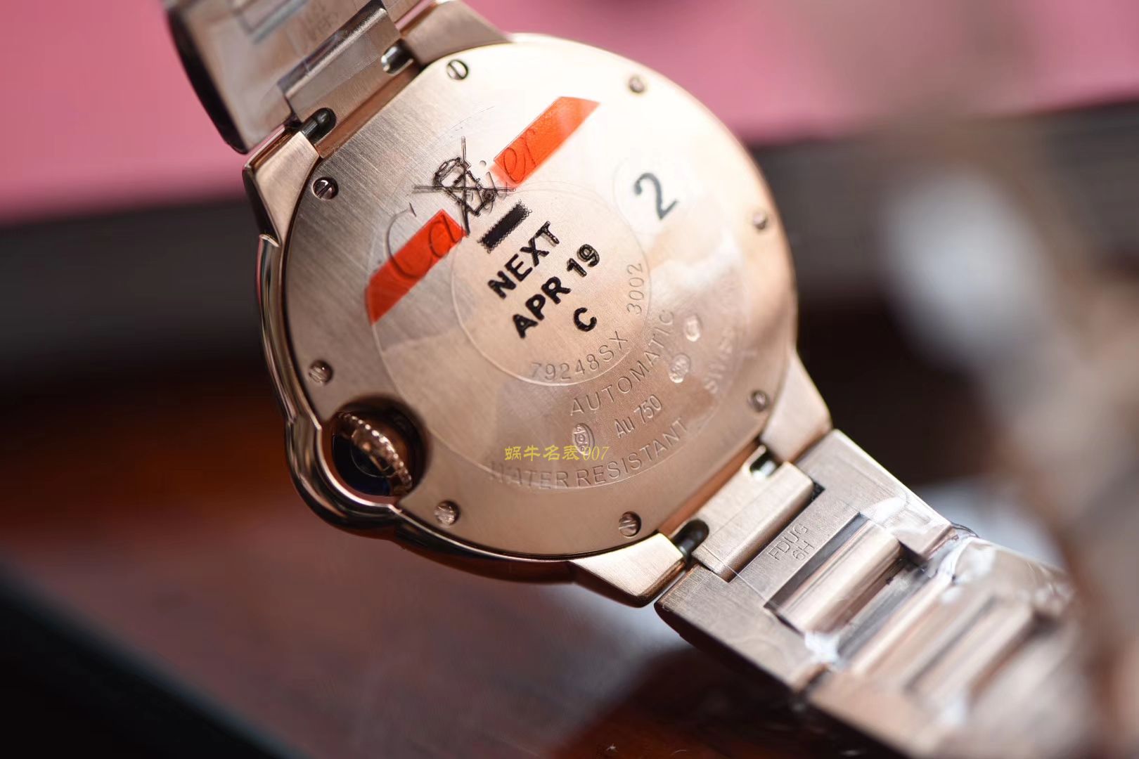  Cartier  蓝气球系列WE902034女士 wrist watch 【V6一比一超A高仿蓝气球手表】 / K197