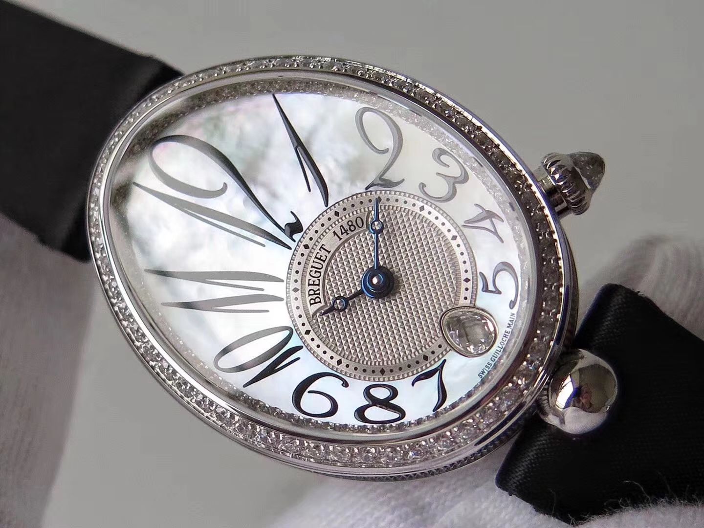  Breguet 那不勒斯王后系列8918BR/58/864 D00D wrist watch 女士【ZF一比一高仿手表】 / BZ052