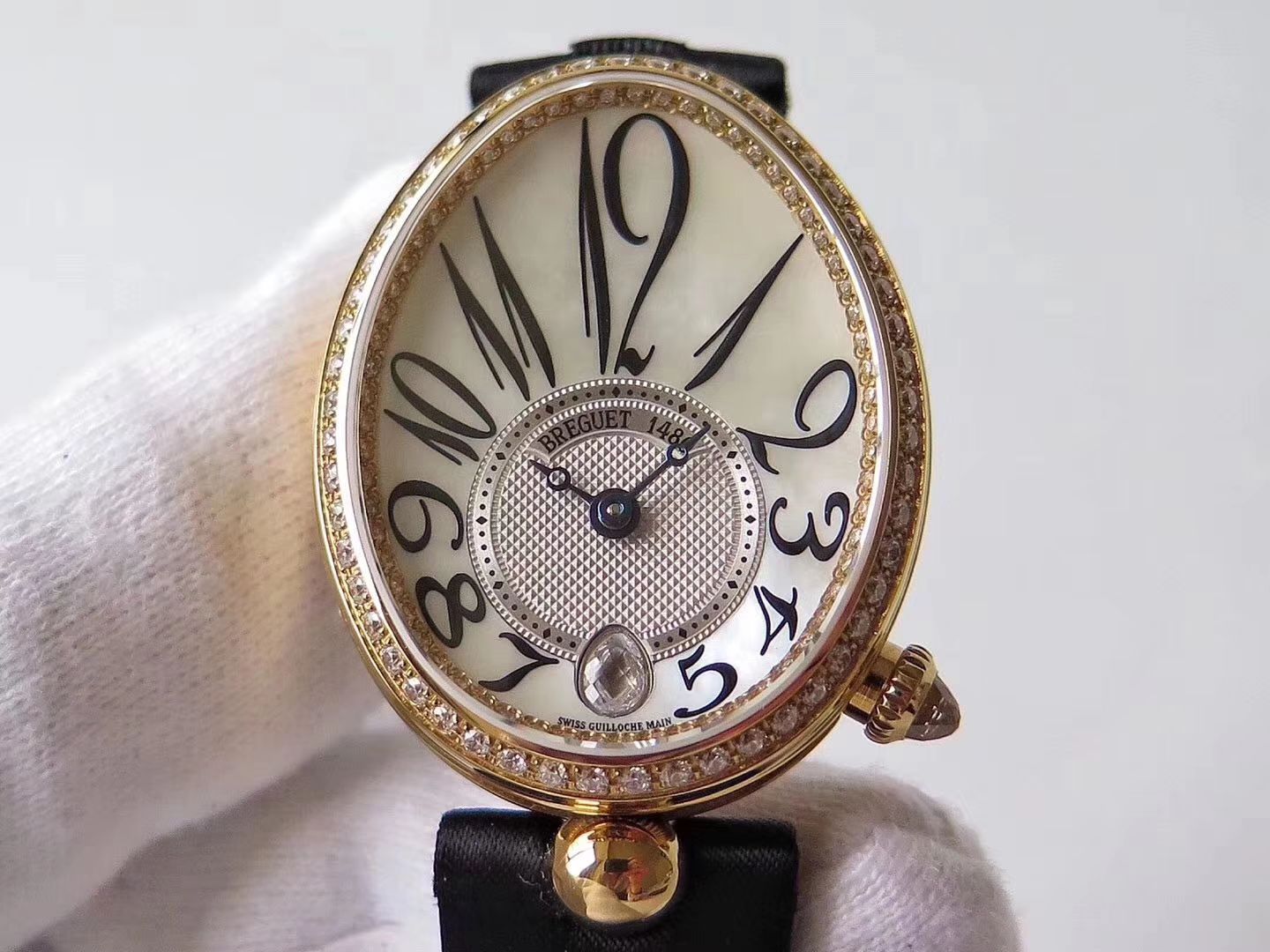  Breguet 那不勒斯王后系列8918BR/58/864 D00D wrist watch 女士【ZF一比一高仿手表】 / BZ052