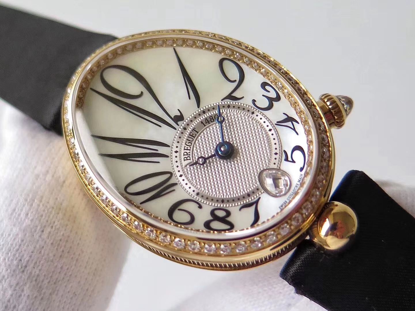  Breguet 那不勒斯王后系列8918BR/58/864 D00D wrist watch 女士【ZF一比一高仿手表】 / BZ052