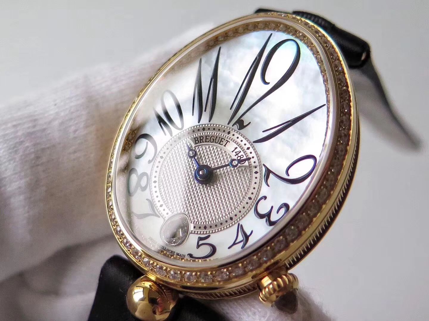  Breguet 那不勒斯王后系列8918BR/58/864 D00D wrist watch 女士【ZF一比一高仿手表】 / BZ052