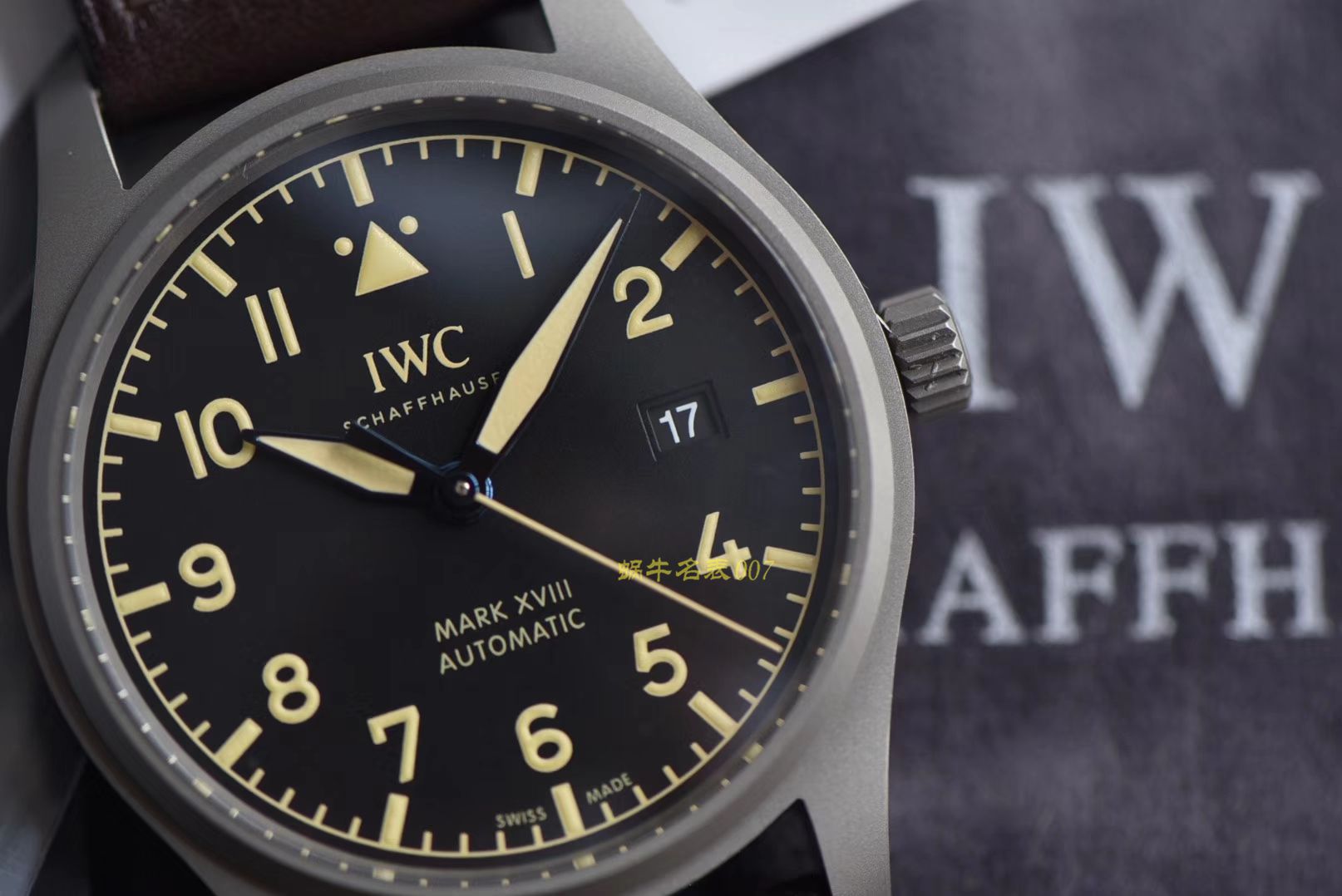 IWC IWC 表飞行员系列IW327006 wrist watch 【M+一比一高仿 MARK XVII 】 / M186